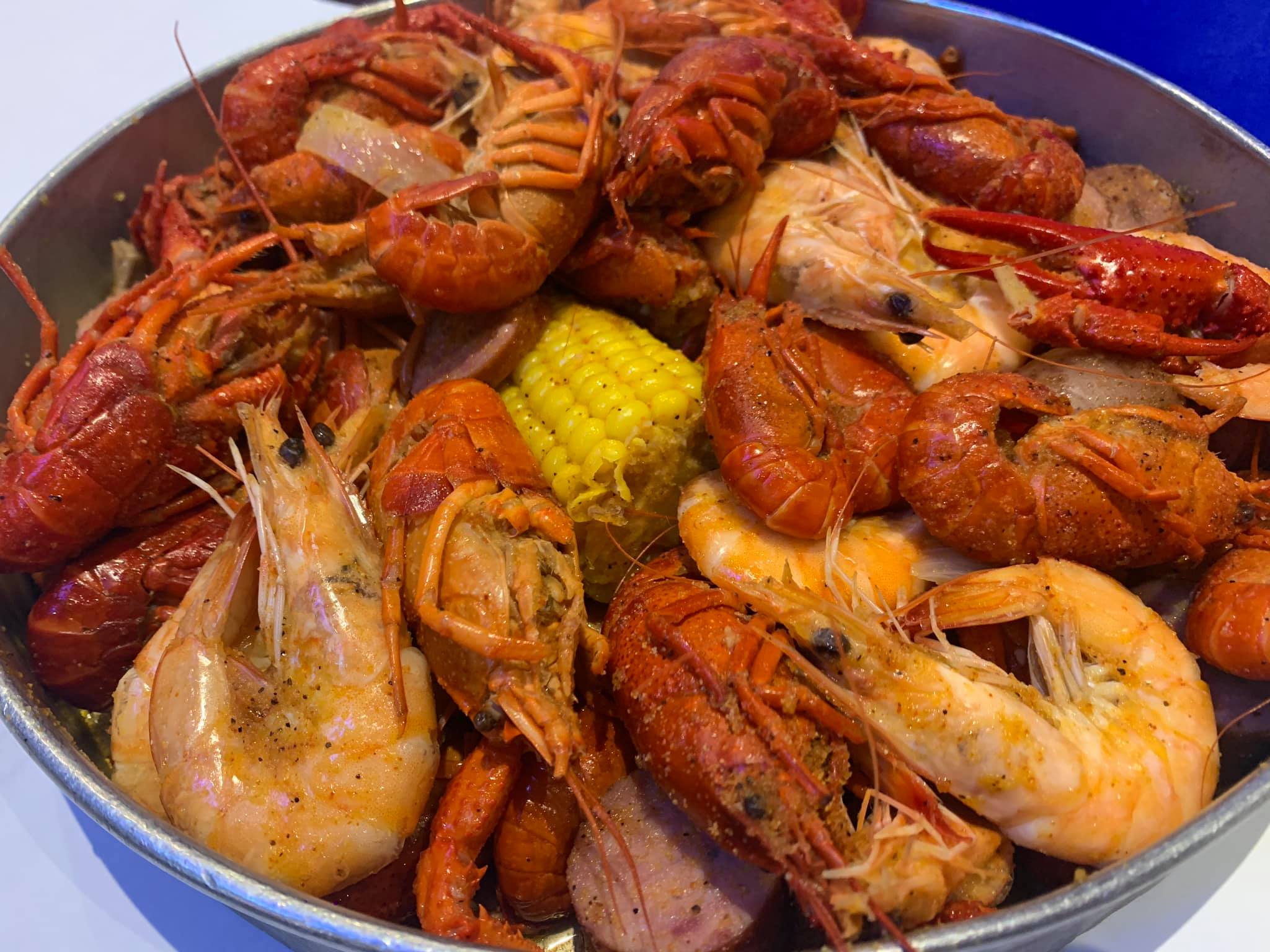 Crawfish and shrimp