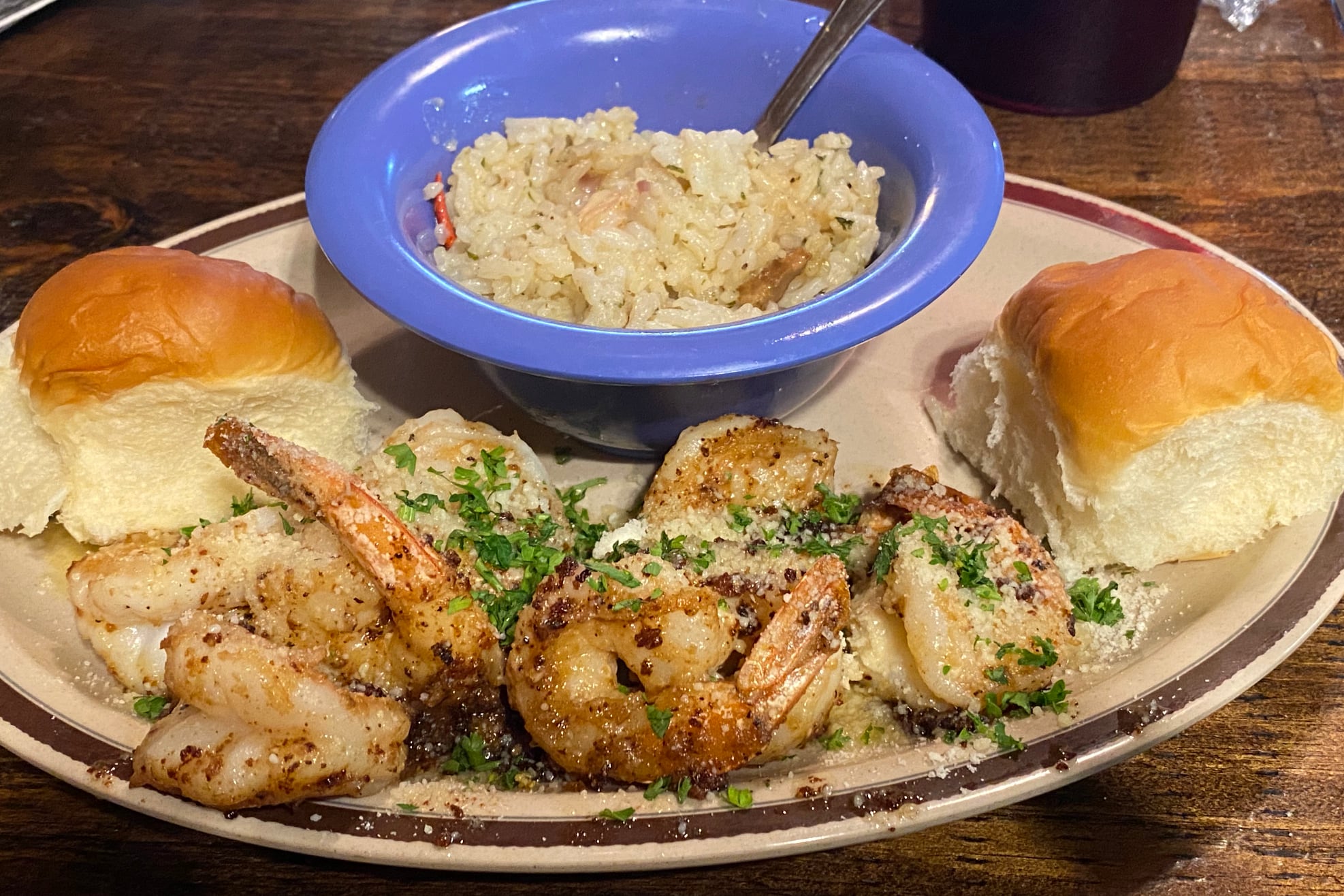 Garlic parmesan shrimp