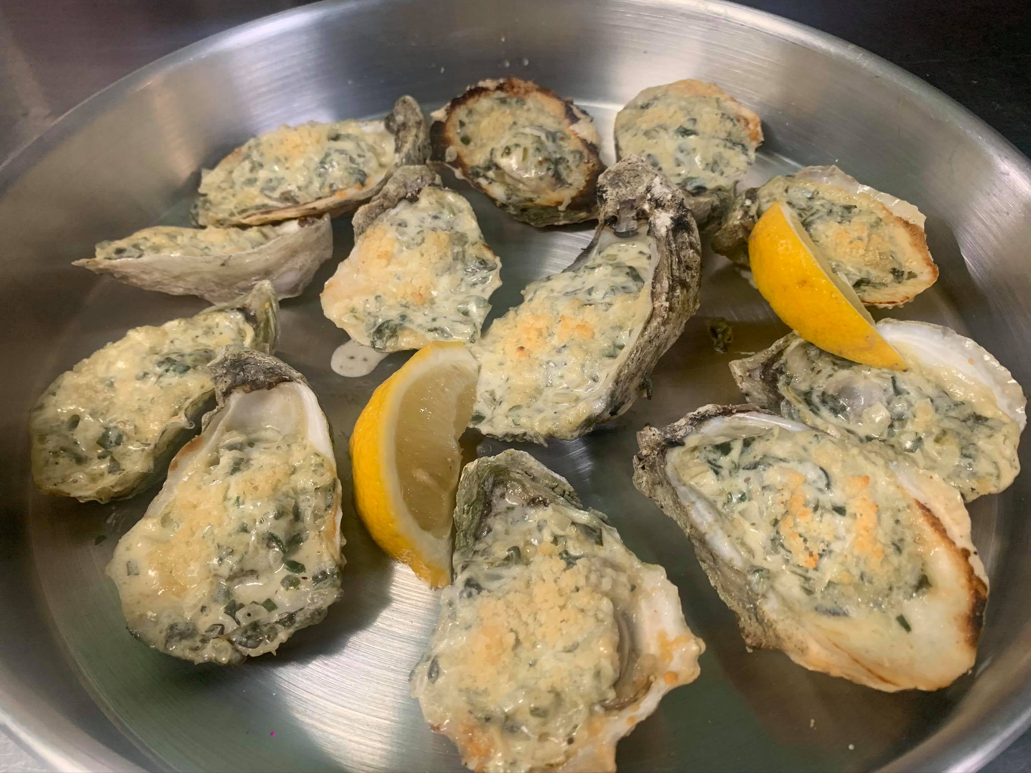 Oysters on the half shell